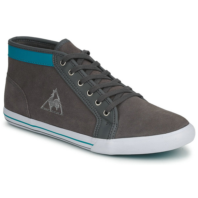 Le Coq Sportif Saint Malo Chukka Gris Chaussures Basket Montante Homme